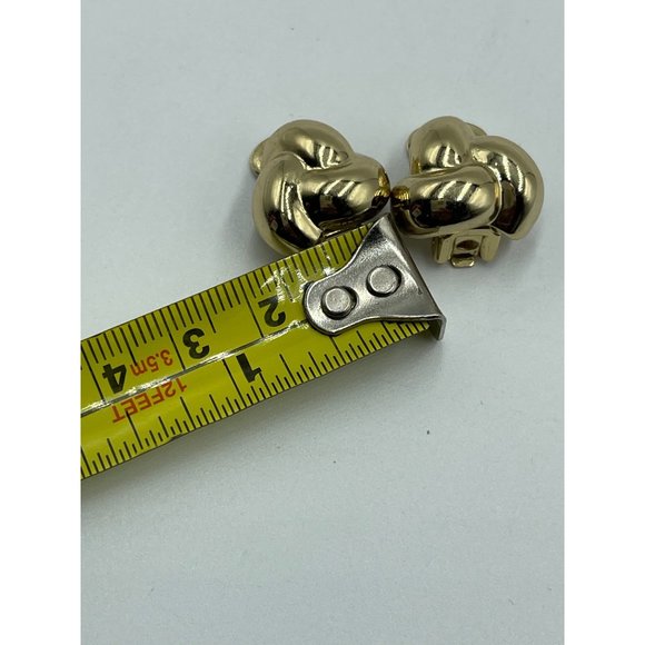 Signed CHRISTIAN DIOR Large Vintage Gold Tone Clip - Picture 5 of 6